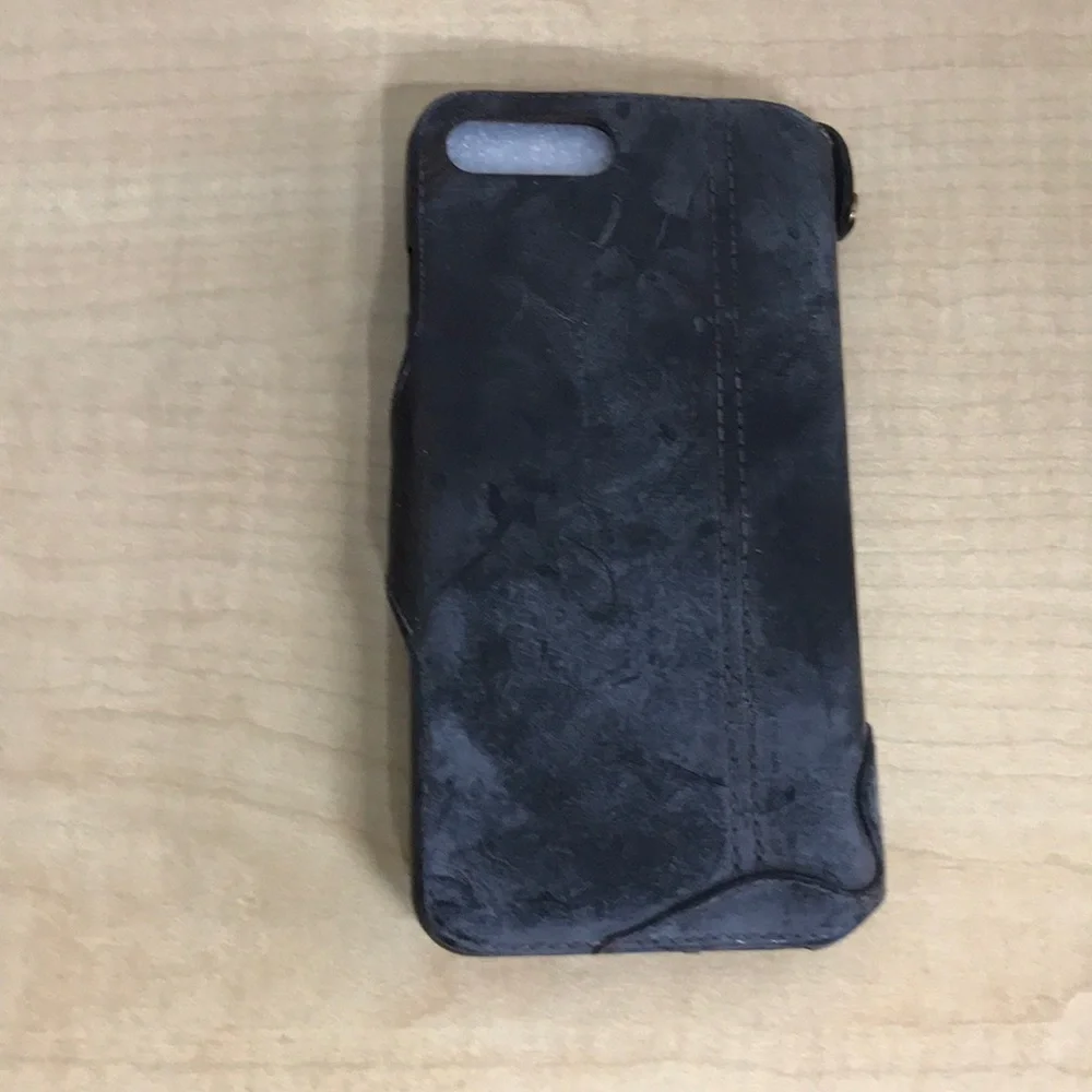 Yogurt Case for iPhone 8 Plus iPhone 7 Plus Genuine Leather Wallet Handmade